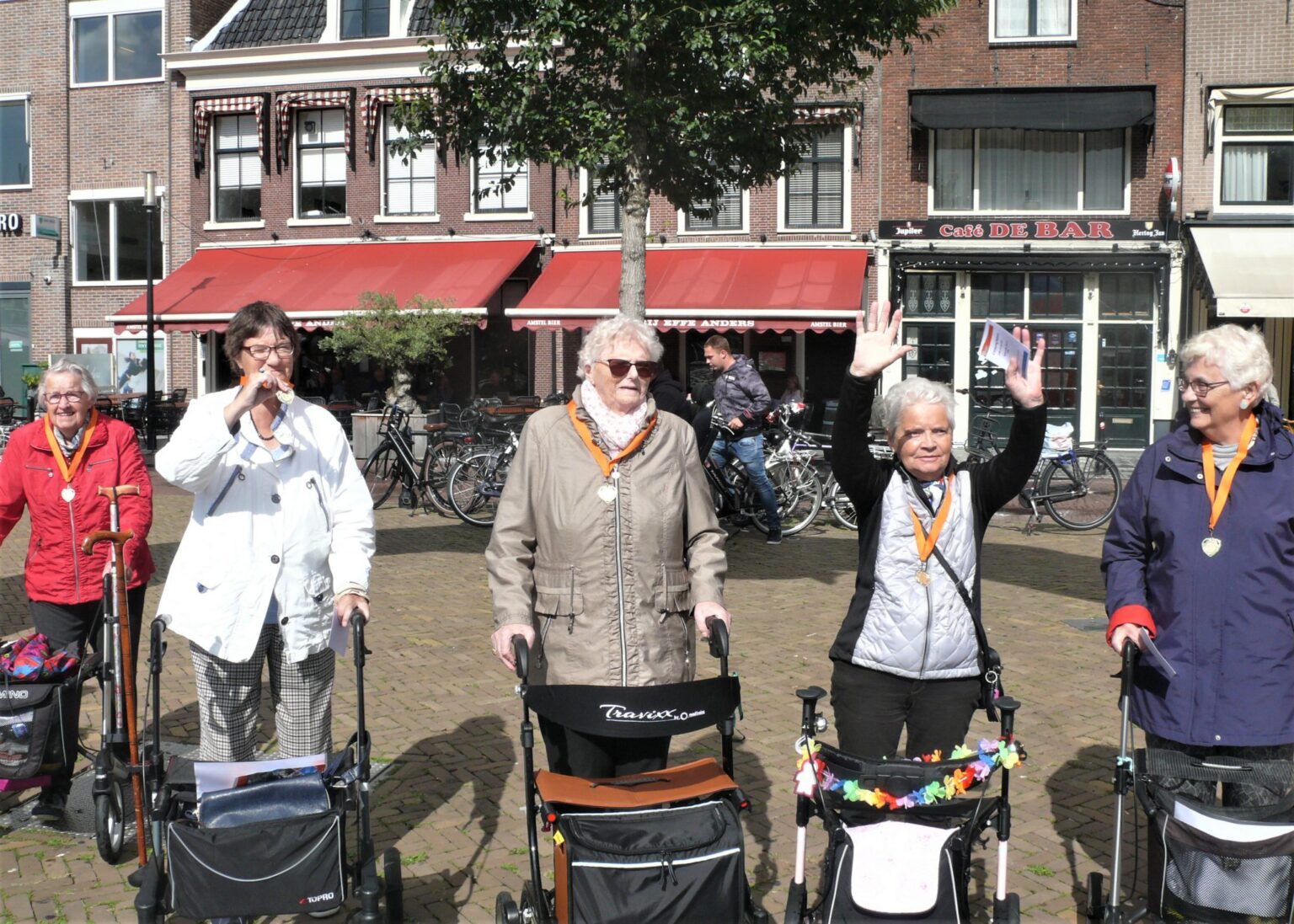 Piet Jonker rollatorloop 2019 medaille